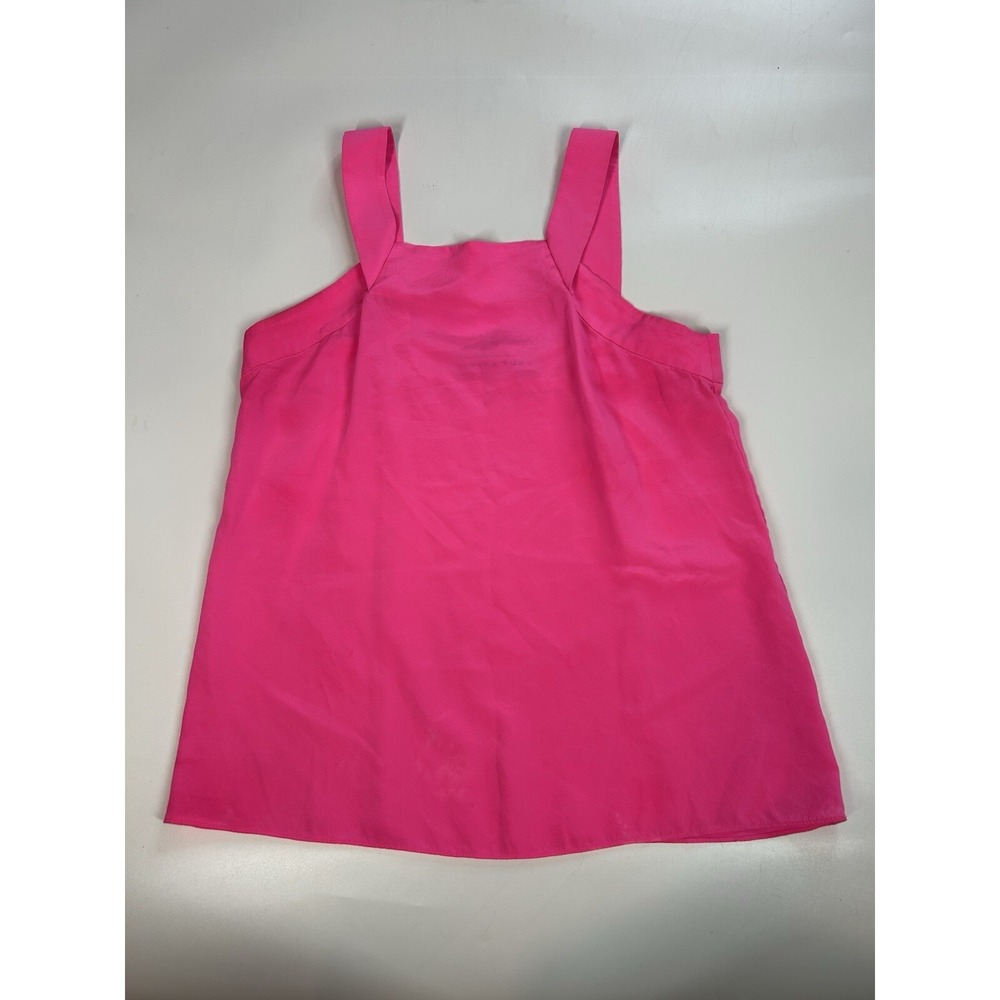 Trina Turk Top Womens 10 Halter Neon Hot Pink Beach Summer